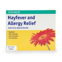 Numark Hayfever and Allergy Relief 7 Tablets