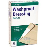 numark washproof dressing strips 10