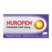 Nurofen Migraine Pain Caplets 342mg (12)