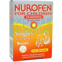 Nurofen for Children Strawberry Singles (8)