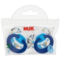 NUK Fox Silicone Soother Size 2 Blue