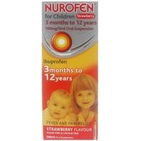 Nurofen For Children Strawberry Oral Suspension