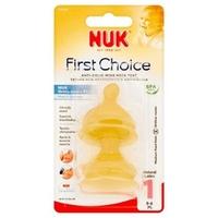 NUK First Choice Latex Size 1 Medium Feed