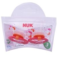 NUK Cat Silicone Soother Size 3 Pink