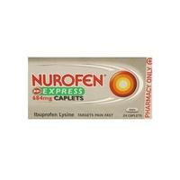 nurofen express 684g 24 caplets