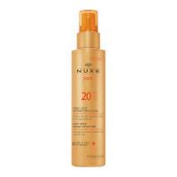 nuxe sun milky spray face and body spf 20 150ml exclusive