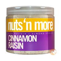 nuts n more cinnamon raisin almond butter 454g