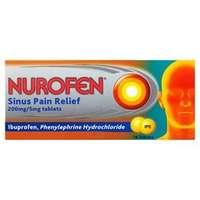 nurofen sinus pain relief ibuprofen tablets 16s