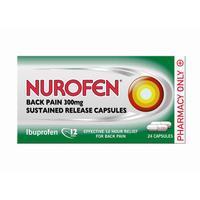 nurofen ibuprofen 300mg back pain tablets