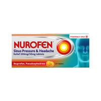 nurofen sinus pressure headache tablets 24