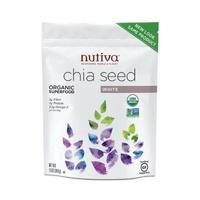 nutiva organic white chia seeds 397g
