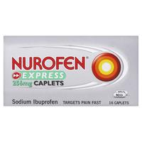 nurofen ibuprofen express 16pk