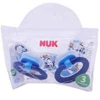 nuk fox silicone soother size 3 blue