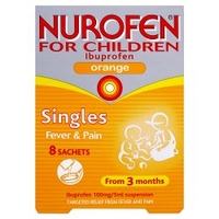 Nurofen for Children Orange 8 Single Sachets