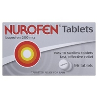Nurofen Tablets Ibuprofen 200mg 96 Tablets