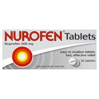 Nurofen Tablets Ibuprofen 200 mg 16 Tablets