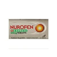 nurofen express 256mg 16 tablets