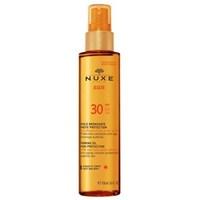Nuxe Sun Tanning Oil Face &amp; Body SPF30 150ml