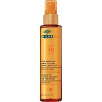Nuxe Sun Tanning Oil for Face and Body Low Protection SPF 10 150ml