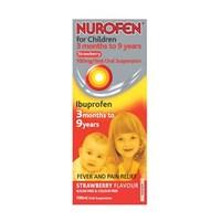 Nurofen For Children Strawberry Oral Suspension Liquid 200ml