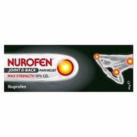 Nurofen Joint &amp; Back Pain Relief Max Strength 10% Gel 40g