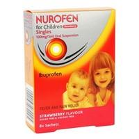 Nurofen For Children Strawberry Oral Suspension Sachets 8 sachets