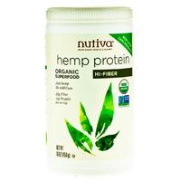 Nutiva Hi-Fiber Hemp Protein - 454g