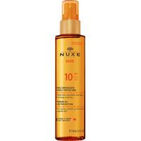 Nuxe Sun Tanning Oil For Face And Body SPF10 150ml