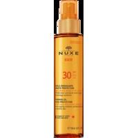 Nuxe Sun Tanning Oil For Face And Body SPF30 150ml
