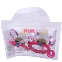 NUK Fawn Happy Kids Latex Soother Size 1 Pink
