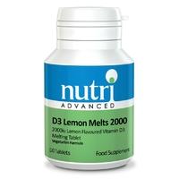 Nutri Advanced D3 Lemon Melts 2000 - 120 tablets