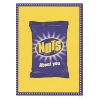 nuts about you anniversary card