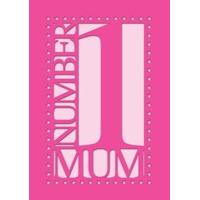 Number 1 | Mothers Day Card