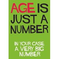 Number | Birthday Card