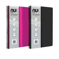 Nuco NU003171 Elite PP Notebook 100gsm 160 Pages Pink A7