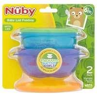 Nuby Suction Bowls X2