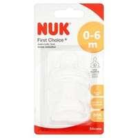 nuk first choice silicone teats size 1 large feed hole x2