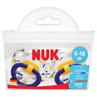 NUK Happy Days Silicone Soother Size 2 Blue