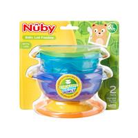 nuby stackable suction bowls twin pack