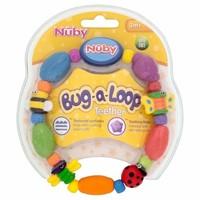 Nuby Bug-a-Loop Teether 3mth+ - Pack of 6