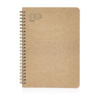 Nu Elite A5 Wiro Kraft Notebook