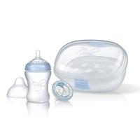 nuby natural touch 2 in 1 steriliser plus bottle and soother