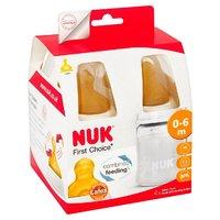 Nuk 150ml Bottles With Latex Teats 0-6 Mths 4 Pack