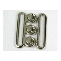 Nurses Metal Buckle Fastener Silver