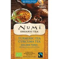 numi golden tonic turmeric tea 12 bags