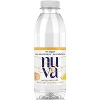 nuva spring water with a kiss of ginger lemon 500ml