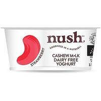 nush cashew milk yoghurt strawberry 125g