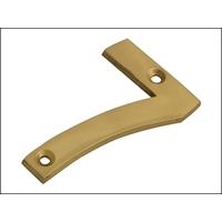 numeral no7 brass finish 75mm 3in