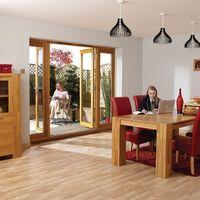 Nuvu French Oak Finished External 5FT Door Set