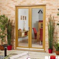 nuvu exterior french door and frame set fully decorated